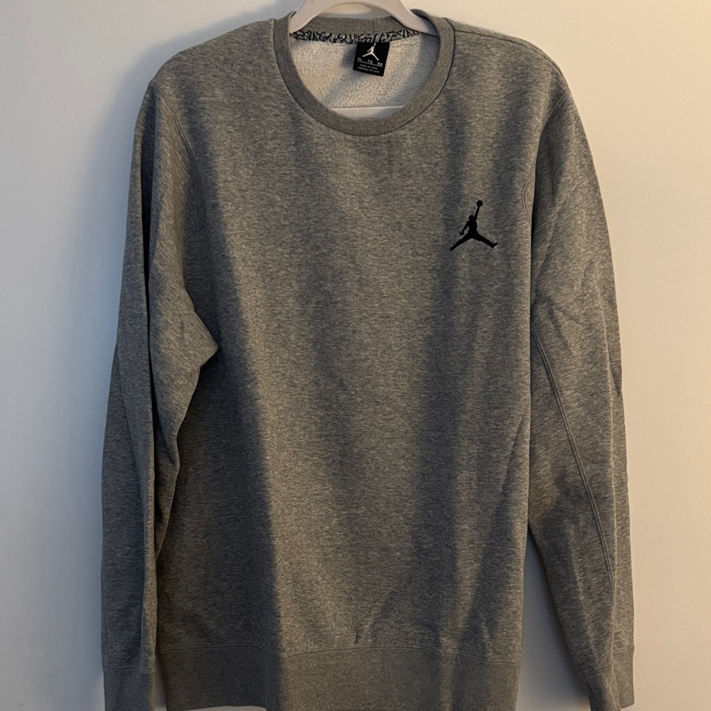 Jordan Men's Crewneck Sweater in Gray